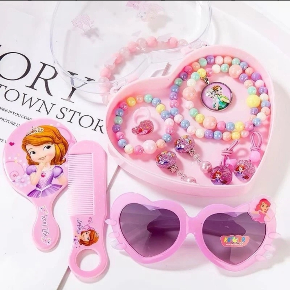 Children's Hair‎ Accessories (10 piece plastic box) NEW